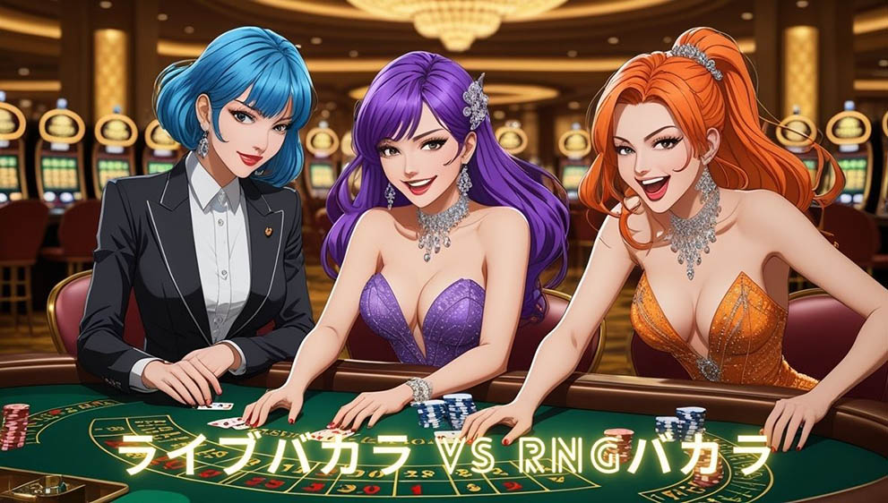 ライブバカラ vs RNGバカラの比較